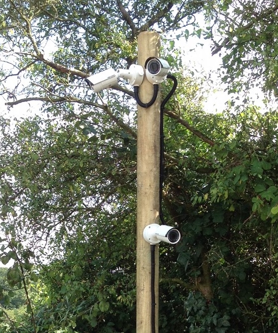 Pole Mounted 4MP Bullet Cameras with IR-Diligent Vision
